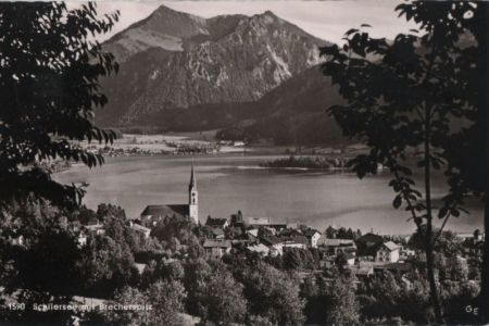 Schliersee - mit Brecherspitz - 1959 Schliersee - mit Brecherspitz - 1959
