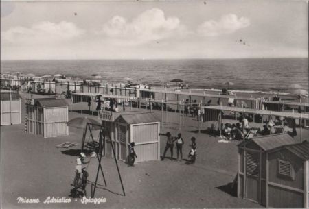 Italien - Misano Adriatico - Spiaggia - ca. 1965 Italien - Misano Adriatico - Spiaggia - ca. 1965