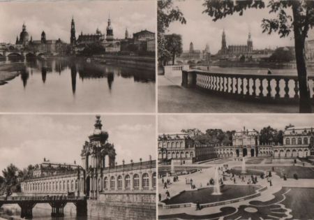 Dresden - u.a. Zwingerhof - 1962 Dresden - u.a. Zwingerhof - 1962