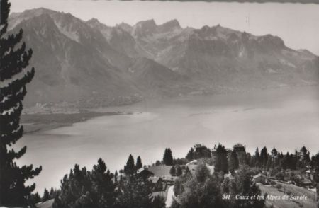 Schweiz - Caux - et les Alpes de Savoie - ca. 1955 Schweiz - Caux - et les Alpes de Savoie - ca. 1955