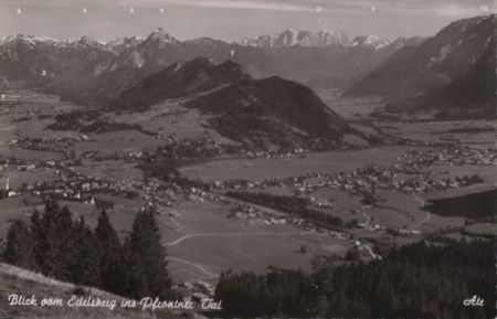 Pfronten - Blick vom Edelsberg ins Pfrontner Tal - ca. 1960 Pfronten - Blick vom Edelsberg ins Pfrontner Tal - ca. 1960
