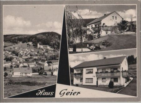 Warmensteinach - Haus Geier - ca. 1965 Warmensteinach - Haus Geier - ca. 1965