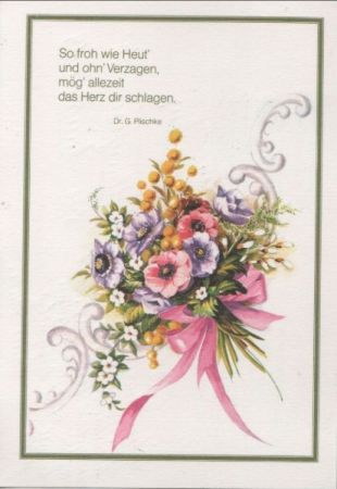 Sinnspruch Plischke Sonderstempel Sinnspruch Plischke Sonderstempel