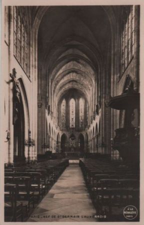 Frankreich - Paris - Nef de St. Germain - ca. 1940 Frankreich - Paris - Nef de St. Germain - ca. 1940