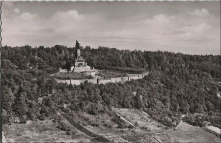 Rüdesheim - Nationaldenkmal auf dem Niederwald - 1954 Rüdesheim - Nationaldenkmal auf dem Niederwald - 1954