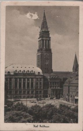 Kiel - Rathaus - 1944 Kiel - Rathaus - 1944