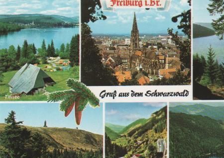 Freiburg - Titisee, Feldberg-Gipfel, Höllental, Schluchsee, Feldsee, Freiburg i. Br. - 1997 Freiburg - Titisee, Feldberg-Gipfel, Höllental, Schluchsee, Feldsee, Freiburg i. Br. - 1997