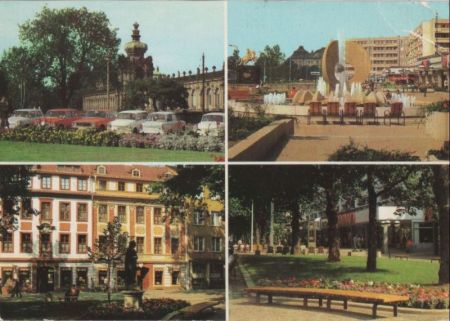 Dresden - u.a. Straße der Befreiung - 1985 Dresden - u.a. Straße der Befreiung - 1985