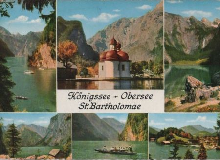 Königssee - Obersee - St. Bartholomä - 1966 Königssee - Obersee - St. Bartholomä - 1966