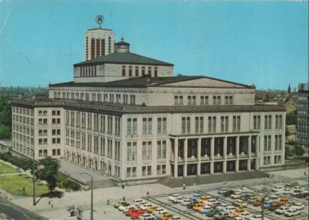 Leipzig - Opernhaus am Karl-Marx-Platz - 1979 Leipzig - Opernhaus am Karl-Marx-Platz - 1979