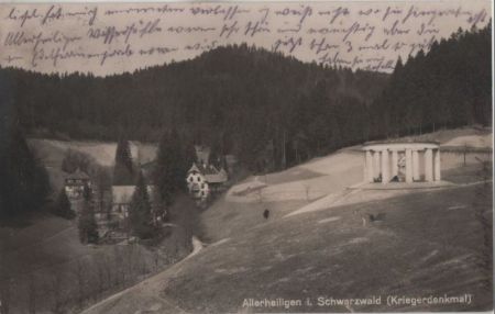 Oppenau-Allerheiligen - Kriegerdenkmal Oppenau-Allerheiligen - Kriegerdenkmal
