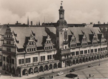 Leipzig - Altes Rathaus - 1958 Leipzig - Altes Rathaus - 1958