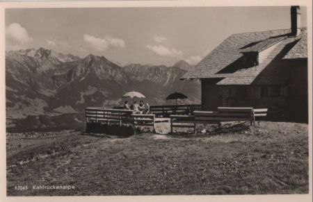 Ofterschwang - Kahlrückenalpe am Rangiswangerhorn - ca. 1955 Ofterschwang - Kahlrückenalpe am Rangiswangerhorn - ca. 1955