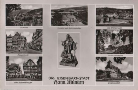 Hann. Münden - u.a. Werratal mit Autobahnbrücke - 1958 Hann. Münden - u.a. Werratal mit Autobahnbrücke - 1958
