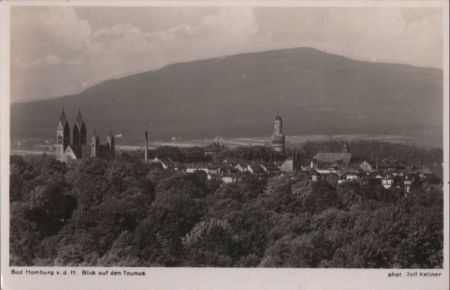 Bad Homburg - mit Blick auf Taunus - ca. 1950 Bad Homburg - mit Blick auf Taunus - ca. 1950