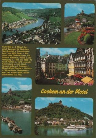 Cochem - mit 5 Bildern - ca. 1980 Cochem - mit 5 Bildern - ca. 1980