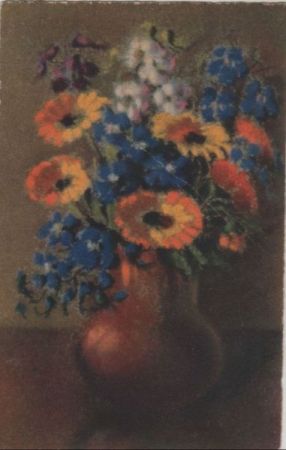 Blumenstrauß blau und gelb Blumenstrauß blau und gelb