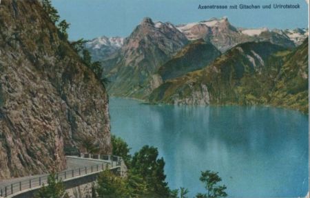 Axenstraße - Schweiz - mit Gitschen Axenstraße - Schweiz - mit Gitschen