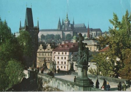 Tschechien - Prag - Praha - Karlsbrücke - 1979 Tschechien - Prag - Praha - Karlsbrücke - 1979