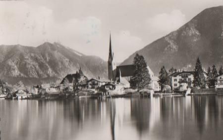 Rottach-Egern mit Wallberg - ca. 1955 Rottach-Egern mit Wallberg - ca. 1955