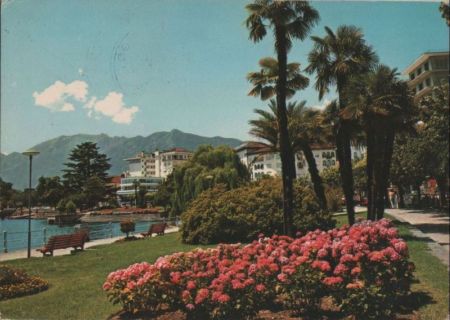 Schweiz - Locarno - i giardini - 1974 Schweiz - Locarno - i giardini - 1974