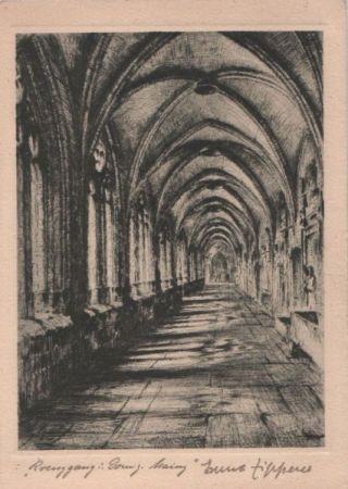 Mainz - Dom, Kreuzgang - ca. 1950 Mainz - Dom, Kreuzgang - ca. 1950
