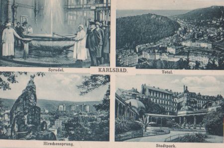Karlsbad - u.a. Stadtpark - ca. 1940 Karlsbad - u.a. Stadtpark - ca. 1940