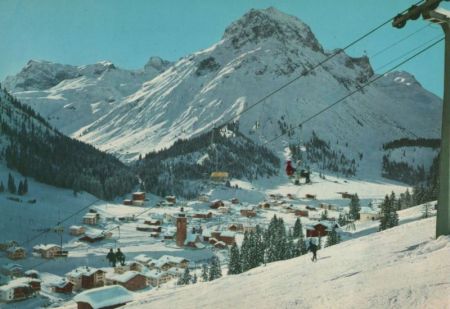 Österreich - Lech - gegen Omeshorn - ca. 1980 Österreich - Lech - gegen Omeshorn - ca. 1980