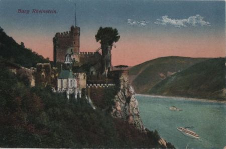 Trechtingshausen, Burg Rheinstein - ca. 1920 Trechtingshausen, Burg Rheinstein - ca. 1920