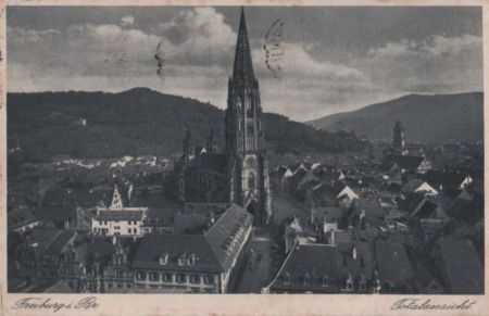 Freiburg - Totalansicht - 1939 Freiburg - Totalansicht - 1939