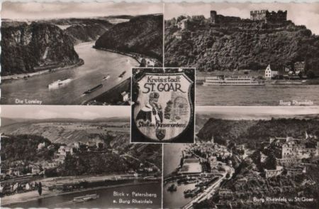 St. Goar - u.a. Burg Rheinfels - 1963 St. Goar - u.a. Burg Rheinfels - 1963