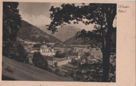 Kloster Ettal - ca. 1950 Kloster Ettal - ca. 1950