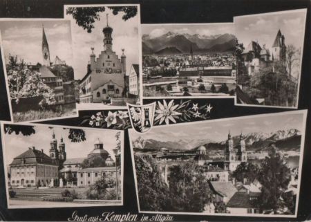 Kempten - u.a. Zumsteinhaus - 1963 Kempten - u.a. Zumsteinhaus - 1963