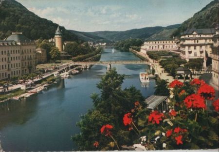 Bad Ems - Kurmittelhaus mit Quellenturm - 1971 Bad Ems - Kurmittelhaus mit Quellenturm - 1971