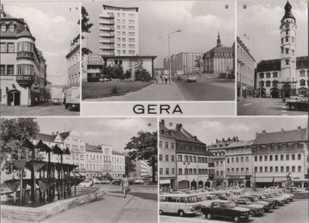 Gera - u.a. Markt - 1980 Gera - u.a. Markt - 1980