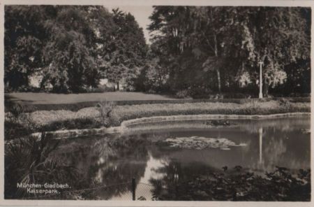 Mönchengladbach - Kaiserpark - ca. 1950 Mönchengladbach - Kaiserpark - ca. 1950