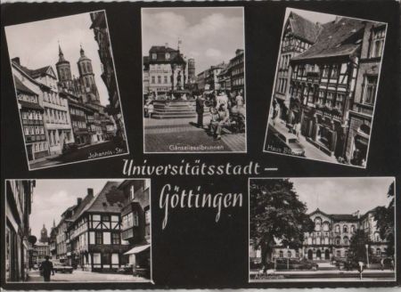 Göttingen - u.a. Haus Börner - 1963 Göttingen - u.a. Haus Börner - 1963