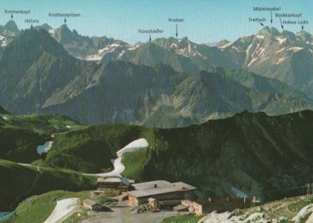 Oberstdorf - Nebelhornbahn, Bergstation - ca. 1980 Oberstdorf - Nebelhornbahn, Bergstation - ca. 1980