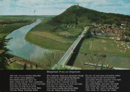 Porta Westfalica - Blick vom Jakobsberg - 1979 Porta Westfalica - Blick vom Jakobsberg - 1979