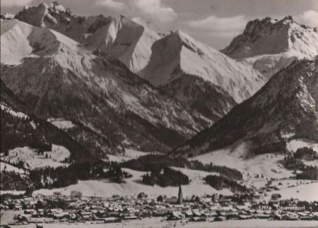 Oberstdorf - Wintersportplatz - ca. 1965 Oberstdorf - Wintersportplatz - ca. 1965