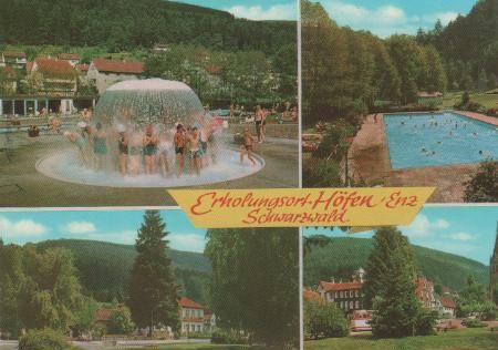 Erholungsort Höfen-Enz Schwarzwald - 1979 Erholungsort Höfen-Enz Schwarzwald - 1979
