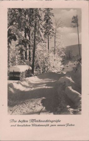 Weihnachtswünsche - Winterlandschaft Weihnachtswünsche - Winterlandschaft