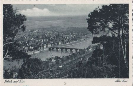 Trier - Blick auf die Stadt - ca. 1955 Trier - Blick auf die Stadt - ca. 1955