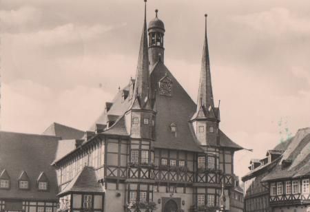 Wernigerode - Rathaus - 1963 Wernigerode - Rathaus - 1963