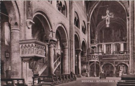 Italien - Modena - Interno del Duomo - ca. 1950 Italien - Modena - Interno del Duomo - ca. 1950
