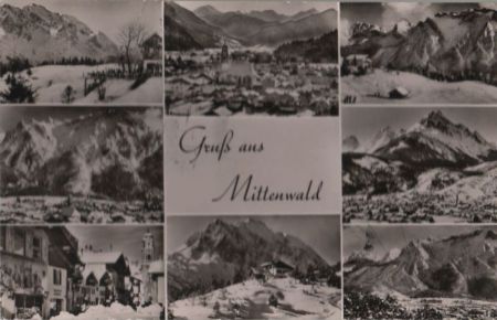 Mittenwald - mit 8 Bildern - 1961 Mittenwald - mit 8 Bildern - 1961