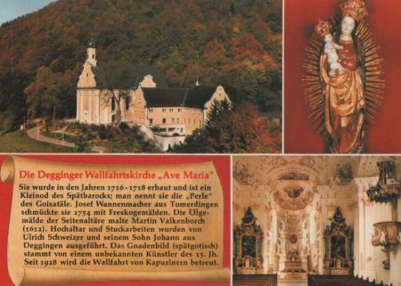 Deggingen - Kapuziner-Kloster Ave Maria - ca. 1980 Deggingen - Kapuziner-Kloster Ave Maria - ca. 1980
