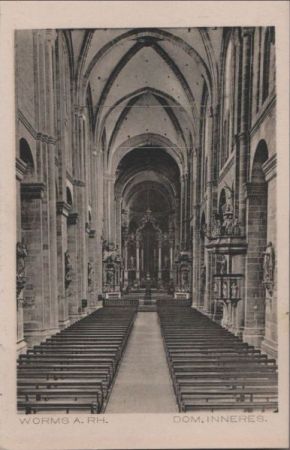 Worms - Dom, Inneres - ca. 1935 Worms - Dom, Inneres - ca. 1935