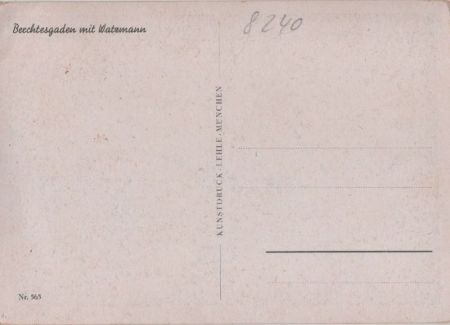 Berchtesgaden - mit Watzmann Berchtesgaden - mit Watzmann