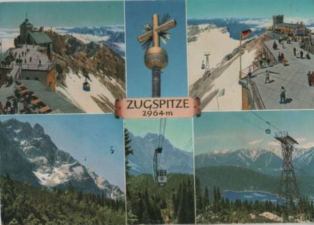 Zugspitze - mit 6 Bildern - 1968 Zugspitze - mit 6 Bildern - 1968